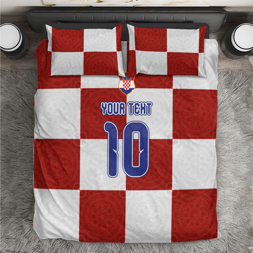 Custom Croatia Football Bedding Set New Chapter - Croatian Lace - Making Inspiration Home Color