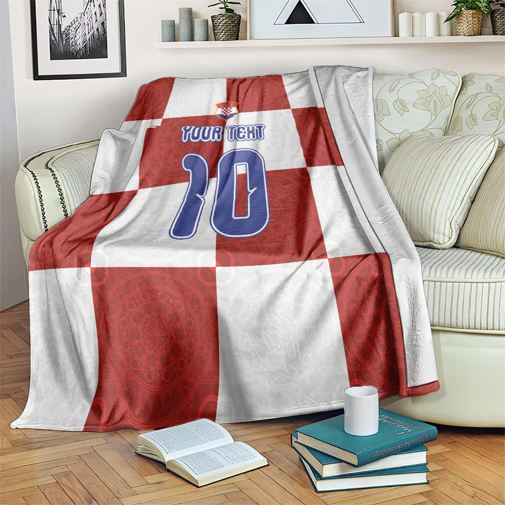 Custom Croatia Football Blanket New Chapter - Croatian Lace - Making Inspiration Home Color