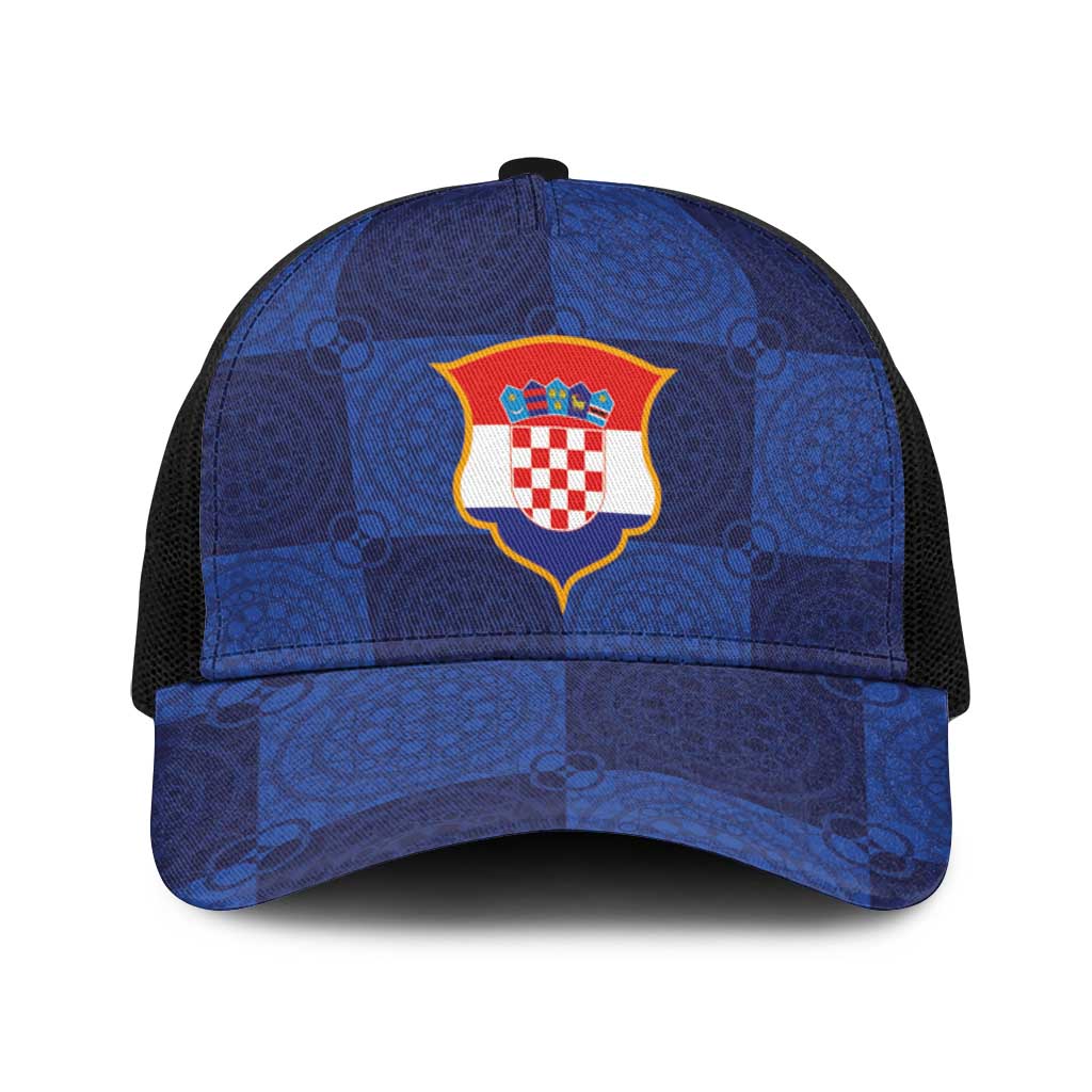 Croatia Football Baseball Net Cap New Chapter - Croatian Lace - Making Inspiration Away Color