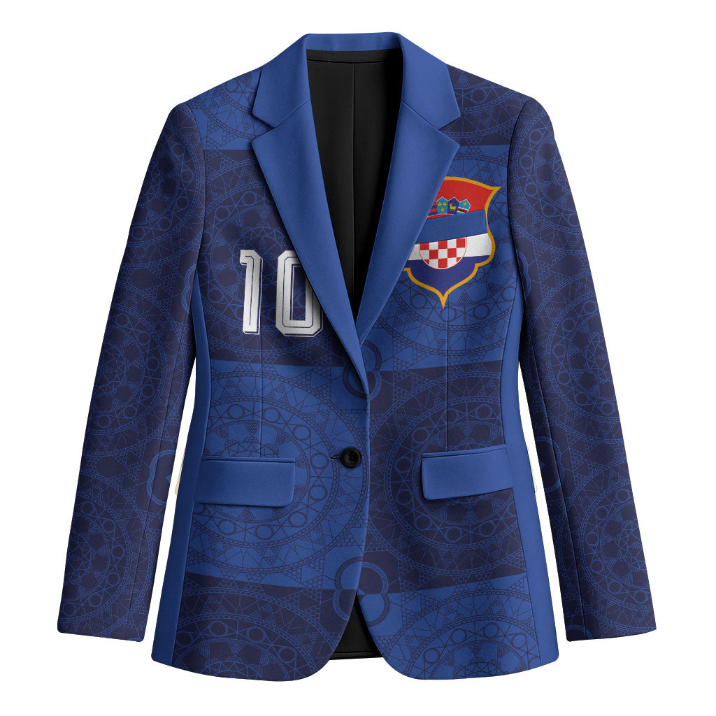 Custom Croatia Football Blazer New Chapter - Croatian Lace - Making Inspiration Away Color