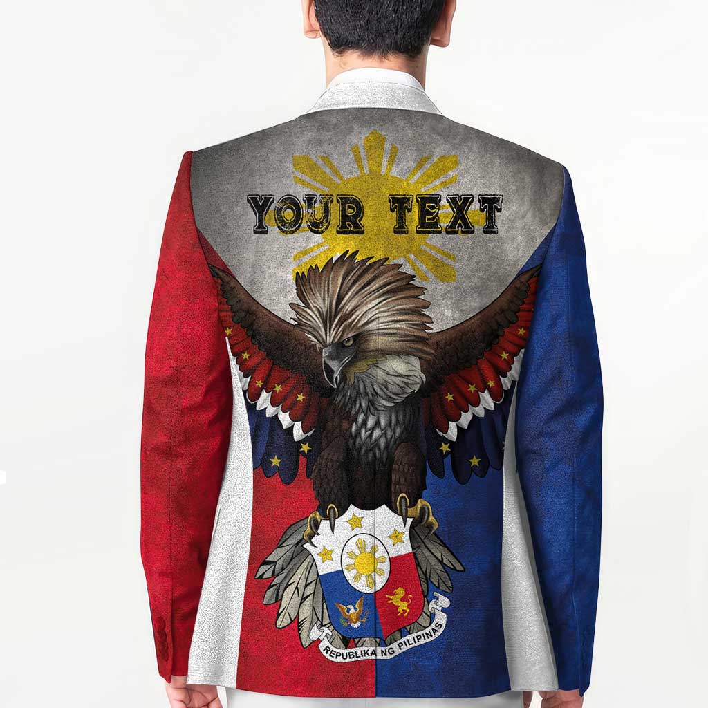 Custom Philippines World Champion Boxing Blazer Eagle-Grunge Design - Wonder Print Shop