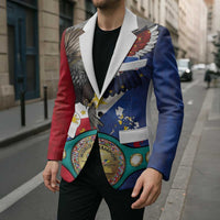 Custom Philippines World Champion Boxing Blazer Eagle-Grunge Design - Wonder Print Shop