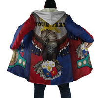 Custom Philippines World Champion Boxing Cloak Eagle-Grunge Design - Wonder Print Shop