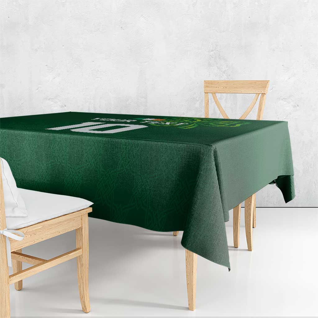 Custom Ireland Rugby-Celtic Shamrocks Tablecloth