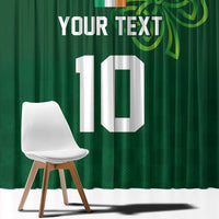 Custom Ireland Rugby-Celtic Shamrocks Window Curtain