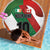 Custom Canada and Ireland Beach Blanket Shamrocks and Maple Leaves