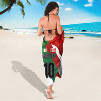 Custom Canada and Ireland Sarong Shamrocks and Maple Leaves