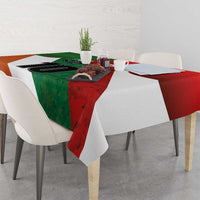 Custom Canada and Ireland Tablecloth Shamrocks and Maple Leaves
