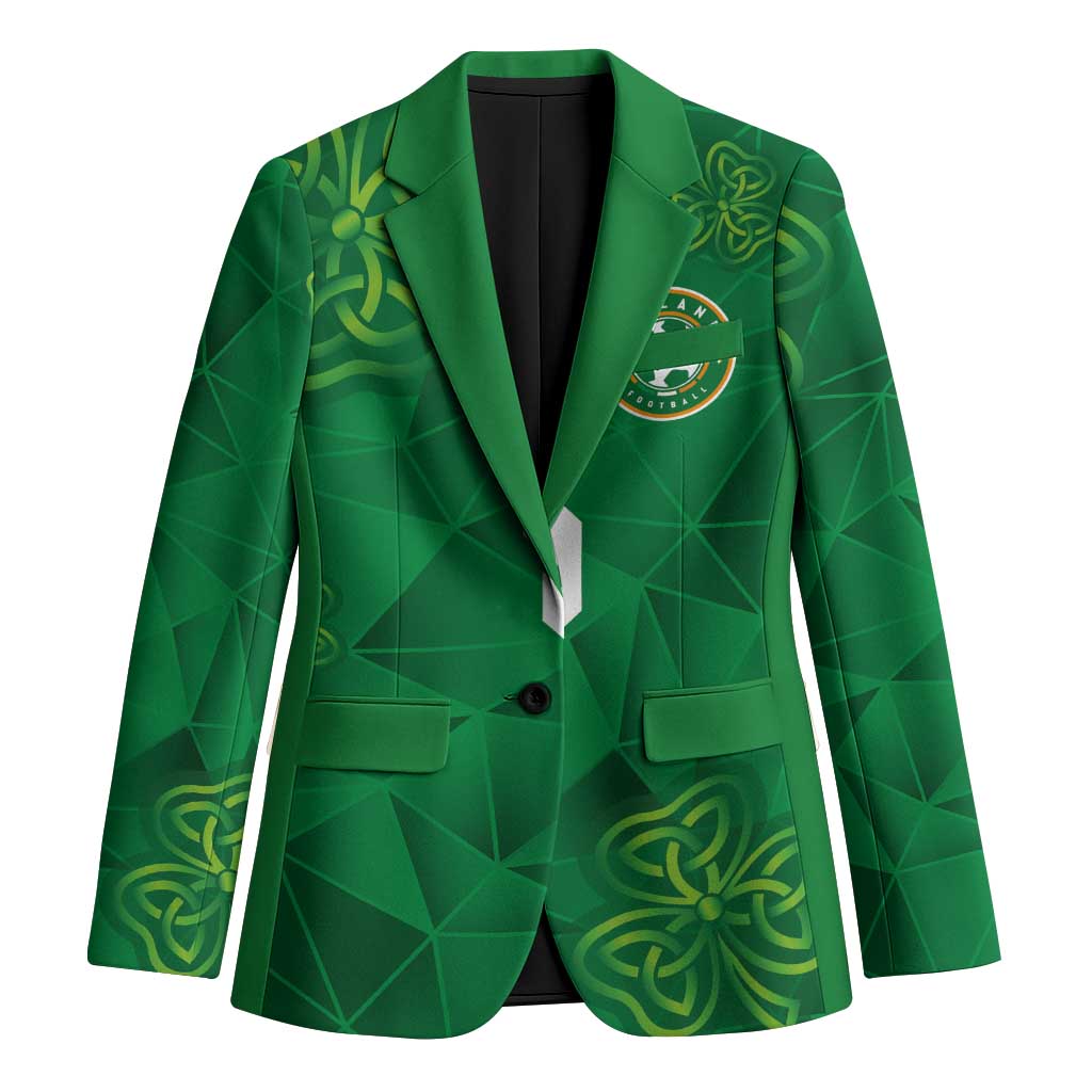 Custom Ireland Football Blazer Shamrock Celtic Geometric Sport