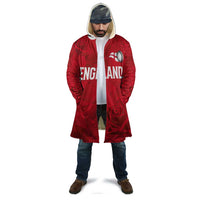 Custom England Rugby Cloak Roses Geometric Sport
