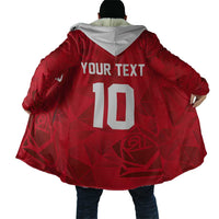 Custom England Rugby Cloak Roses Geometric Sport