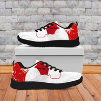 Personalized Polish National Flag Day Sneakers Polska White Eagle Grunge Style