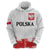 Personalized Polish National Flag Day Zip Hoodie Polska White Eagle Grunge Style