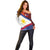 Philippines National Flag Day Off Shoulder Sweater Polynesian and Yakan Tattoo Brush Style