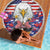 American Eagles Beach Blanket United States Flag Camouflage Style - Wonder Print Shop