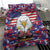 American Eagles Bedding Set United States Flag Camouflage Style - Wonder Print Shop