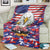 American Eagles Blanket United States Flag Camouflage Style