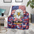 American Eagles Blanket United States Flag Camouflage Style