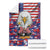 American Eagles Blanket United States Flag Camouflage Style