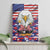 American Eagles Canvas Wall Art United States Flag Camouflage Style - Wonder Print Shop