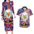 American Eagles Couples Matching Long Sleeve Bodycon Dress and Hawaiian Shirt United States Flag Camouflage Style - Wonder Print Shop