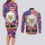 American Eagles Couples Matching Long Sleeve Bodycon Dress and Long Sleeve Button Shirt United States Flag Camouflage Style - Wonder Print Shop