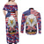 American Eagles Couples Matching Off Shoulder Maxi Dress and Long Sleeve Button Shirt United States Flag Camouflage Style - Wonder Print Shop