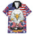 American Eagles Family Matching Mermaid Dress and Hawaiian Shirt United States Flag Camouflage Style - Wonder Print Shop