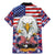 American Eagles Family Matching Mermaid Dress and Hawaiian Shirt United States Flag Camouflage Style - Wonder Print Shop