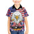 American Eagles Family Matching Mermaid Dress and Hawaiian Shirt United States Flag Camouflage Style - Wonder Print Shop