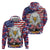 American Eagles Hoodie United States Flag Camouflage Style - Wonder Print Shop