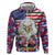 American Eagles Hoodie United States Flag Camouflage Style - Wonder Print Shop