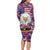 American Eagles Long Sleeve Bodycon Dress United States Flag Camouflage Style - Wonder Print Shop