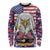 American Eagles Long Sleeve Shirt United States Flag Camouflage Style - Wonder Print Shop