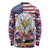 American Eagles Long Sleeve Shirt United States Flag Camouflage Style - Wonder Print Shop