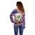 American Eagles Off Shoulder Sweater United States Flag Camouflage Style - Wonder Print Shop