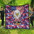 American Eagles Quilt United States Flag Camouflage Style