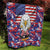 American Eagles Quilt United States Flag Camouflage Style