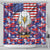 American Eagles Shower Curtain United States Flag Camouflage Style