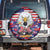 American Eagles Spare Tire Cover United States Flag Camouflage Style