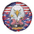 American Eagles Spare Tire Cover United States Flag Camouflage Style