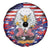 American Eagles Spare Tire Cover United States Flag Camouflage Style