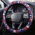 American Eagles Steering Wheel Cover United States Flag Camouflage Style