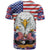 American Eagles T Shirt United States Flag Camouflage Style