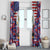 American Eagles Window Curtain United States Flag Camouflage Style