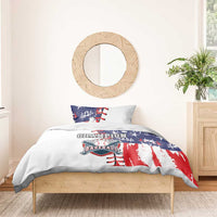 Baseball-themed bedding set with Champion Baseball logo on duvet and two pillowcases