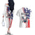 American Baseball Couples Matching Off The Shoulder Long Sleeve Dress and Hawaiian Shirt Go Champion 2024 - Wonder Print Shop