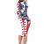 American Baseball Family Matching Long Sleeve Bodycon Dress and Hawaiian Shirt Go Champion 2024 - Wonder Print Shop