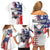 American Baseball Family Matching Off Shoulder Short Dress and Hawaiian Shirt Go Champion 2024 - Wonder Print Shop