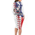 American Baseball Long Sleeve Bodycon Dress Go Champion 2024 - Wonder Print Shop